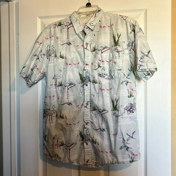 VSTR Premium men’s light green short sleeve button down shirt size medium - Picture 1 of 8